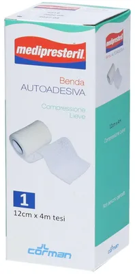 Immagine prodotto di Medipresteril Benda Autoadesiva 12X400 Cm 1 Pezzo