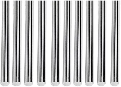 Zdjęcie produktu dla 304 - Okrągłe pręty ze stali nierdzewnej, zestaw 10 sztuk - Solidne pręty stalowe - Trwałe - Idealne do budownictwa/przemysłu - Bezpieczne w użyciu - Okrągłe pręty stalowe