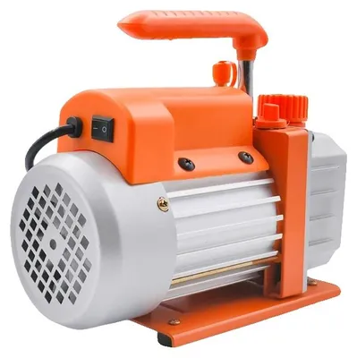 Produktbild von Vakuumpumpe, Aluminiumlegierung Konstruktion, 3,5 CFM Vakuumlevel, 8,3 x 5 x 4,3 Zoll Abmessungen, 110V Betriebs Spannung,