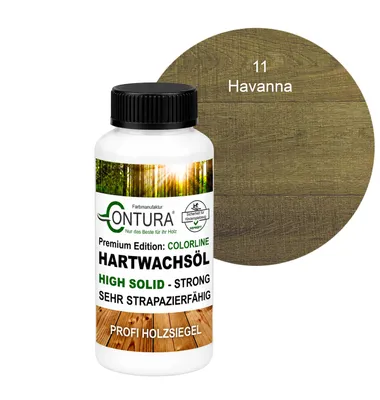 Produktbild von Contura 250ml. FARBIGES Hartwachsöl Colorline Premium Hartwachs - 11 Havanna