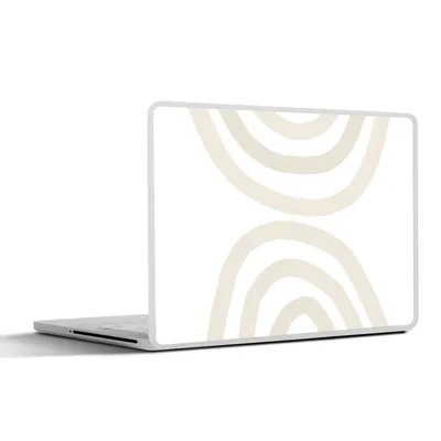 Produktbild von MuchoWow® Laptop Aufkleber Sticker Cover Regenbogen - Pastell - Design - Abstrakt 30x21 cm - Sticker für Laptop - Selbstklebend