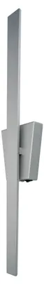 Produktbild von Wandleuchten - LED Wandleuchte "TREVOR" nickel matt, Wandlampe im Modern Style, ausMetall und Kunststoff in nickelmatt, 62 cm hoch, Maße 10 x 4,5 cm, inkl. LED – Kippschalter