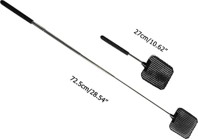 Imagen del producto de 4 unidades de espantapájaros telescópicos de plástico, con varilla telescópica de acero inoxidable para eliminar mosquitos e insectos
