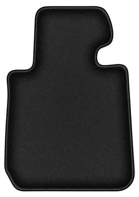 Image de Tapis conducteur en moquette pour BMW 3 F30 2011-2018 (berline) – 1 pièce, noir, sur mesure – Wielganizator DURBAN