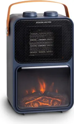 Obrázek produktu pro Innoliving INN-582, Elektrický přímotop s ventilátorem, Vnitřní, Podlaha, Modrá, Otočné, 1200 W