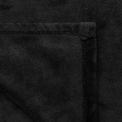 Produktbild von Homla ROTE Decke, Schwarz, 150x200 cm, Kuscheldecke aus Polyester, flauschig, warm und pflegeleicht für Sofa und Bett, WALD-SAGEL