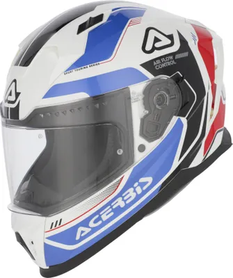 Produktbild von Integralhelm ACERBIS X-Way Graphic Weiß Blau Rot Glänzend größe S