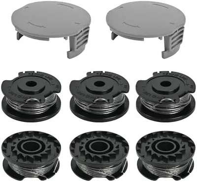 Produktbild von Fadenspule für Bosch EasyGrassCut Rasentrimmer, 6 Spulen und 2 Deckel