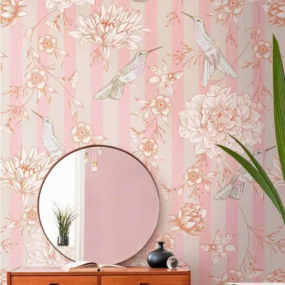 Produktbild von A.S. Creation Livingwalls Fototapete The Wall II 392021 Eine Rolle Ein Motiv 2.80 x 1.59 m Floral Pink