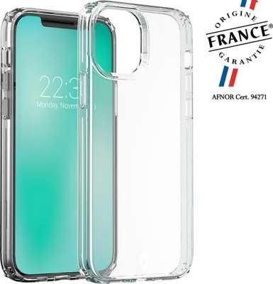 Image de Coque de protection FORCE, modèle FCFEELIP12, compatible avec iPhone 12 / 12 Pro, transparente