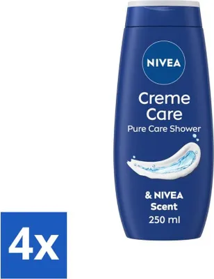 Zdjęcie produktu dla NIVEA Pielęgnujący krem pod prysznic 250 ml - Value pack - 4 szt