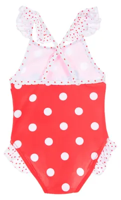 Produktbild von Minnie Mouse Baby Mädchen Badeanzug Bademode , Farbe:Rot, Größe:92