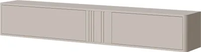 Produktbild von Furniture24 Fernsehschrank Philippe 190 Hängeschrank 190X30X30 Cm Lowboard - Kaschmir