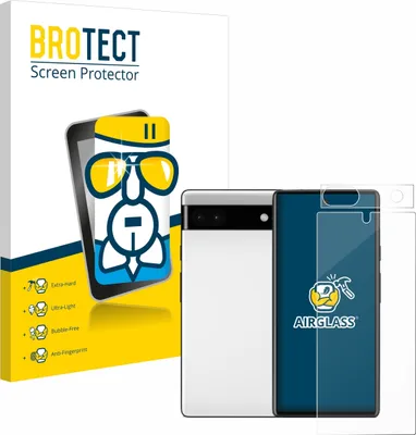 Produktbild von BROTECT Schutzglas für Google Pixel 6a (Display+Kamera) Schutzfolie Displayschutz Display Schutz Glas Folie klar