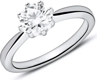 Produktbild von JEWLIX Solitärring aus Sterlingsilber mit Zirkonia