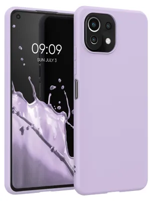 Produktbild von kwmobile Handyhülle für Xiaomi 11 Lite (5G) NE / Mi 11 Lite (5G) Hülle - TPU Case - Kabelloses Laden - Schutzhülle Cover in Lavendel