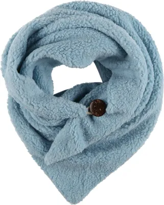 Produktbild von XXL Schal Damen Frauen Halstuch Dreieckform Kuschelig Blau