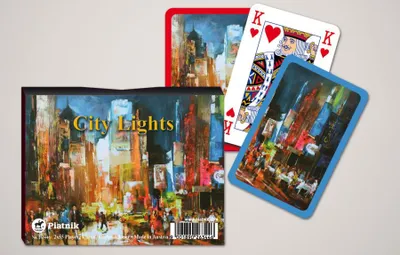 Produktbild von Piatnik City Lights Spielkarten – Doppeldeck