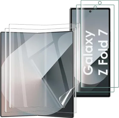 Produktbild von Displayschutzfolie für Samsung Galaxy Z FOLD 7 [2 Stück] Flexible Transparent Plastik Screen Protector Film Phonillico®