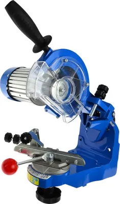 Image de Affûteuse de chaîne électrique Pro 230W - Précision Et Efficacité Pour Toutes Les Tronçonneuses. Affûtage rapide avec angle réglable jusqu'à 35°.