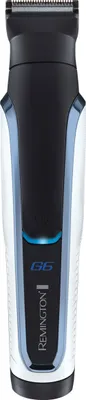 Image de Remington PG 6000 Graphite Series G6 Multigroomer noir / blanc / bleu, Couleur:Noir et blanc
