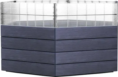 Produktbild von Hochbeet klassisch GARANTIA ERGO Turbo XL 75 inkl. Flora-Wassersparsystem 145 x 145 x 75 cm wood