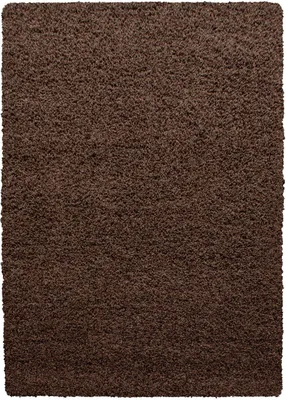 Produktbild von Hochflor Teppich Lux rechteckig, Farbe: Braun, Größe:200x290 cm