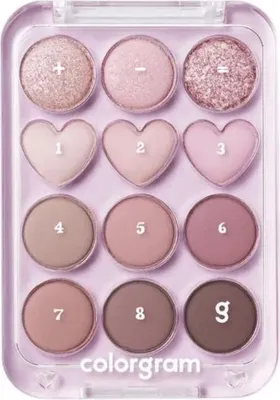 Produktbild von Colorgram Pin Point Lidschattenpalette Nr. 02 Pink + Mauve 9,9 g - rosa Lidschattenpalette