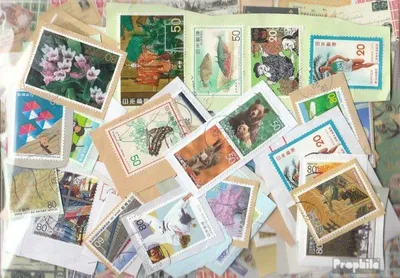 Produktbild von Briefmarken Japan 25 Gramm Kiloware gestempelt