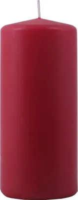 Produktbild von Diana Candles Stumpenkerze Ø 8 cm x 20 cm rubinrot