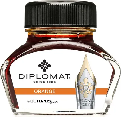 Produktbild von Füllfederhalter-Tinte im Tintenfass Orange 30ml, passend für Standard-Füllfederhalter