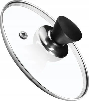 Obrázek produktu pro Skleněná poklička 16 cm – pokličky na hrnce a pánve – průhledné sklo – certifikováno CE/EU