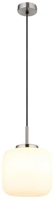 Produktbild von LED Hängeleuchte KLADORA, Metall, Silber, Höhenverstellbar, H 130 cm