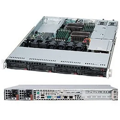 Obrázek produktu pro Super Micro CSE-815TQC-R706WB2 Server Geh Super Micro 1U/1x750W/4x2.5"     SC815TQC-R706WB2