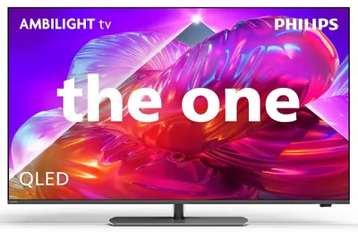 Zdjęcie produktu dla Philips Ambilight 43PQS9001/12, 109,2 cm (43"), 3840 x 2160 px, QLED, Smart TV, Wi-Fi, Czarny