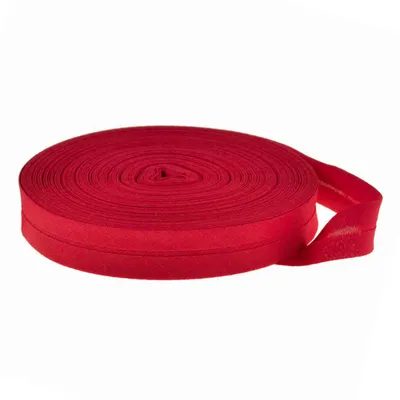 Produktbild von 25m Schrägband Baumwolle uni 20mm breit gefalzt Einfassband 50 Farben wählbar