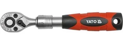 Produktbild von Yato YT-0297, Chrom-Vanadium-Stahl, 1 Stück(e), Silber, Schwarz, Rot, 1/4", 6.3 mm