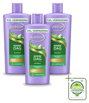 Obrázek produktu pro 3 balení šamponu Andrélon "Každý den" - 685 ml - velká balení - 3 kusy