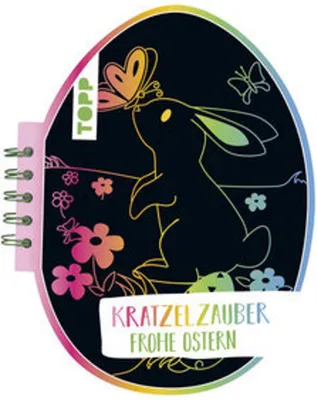 Obrázek produktu pro ISBN Kratzelzauber Ostern (Kratzelbuch in Ostereiform), Bildend, Deutsch, 84 Seiten