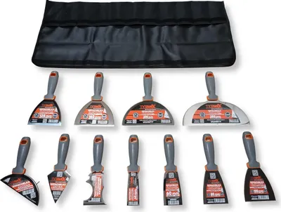 Produktbild von Spachtel Set 11 FEINZ Flexible Titanx Inklusive Tragetasche Und Langlebig Edelstahl Rostfrei