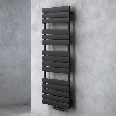 Immagine prodotto di doporro Scaldasalviette 140x60cm, Radiatore Piatto Termoarredo da Bagno Riscaldamento da Acqua Calda Portasciugamani in Acciaio, Antracite