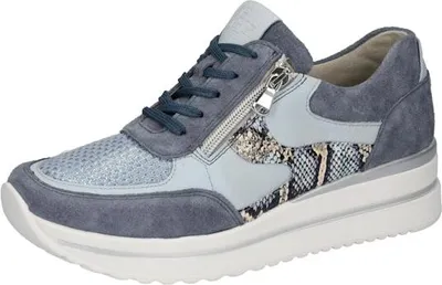 Produktbild von Waldläufer Damen Schnürschuhe K-Luana, blau, Gr.37