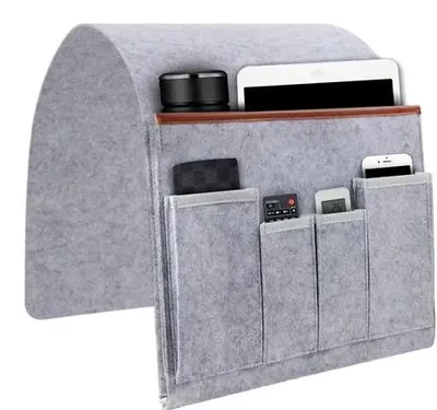 Immagine prodotto di Organizzatore per braccioli in tessuto - 32 x 25 cm - Grigio