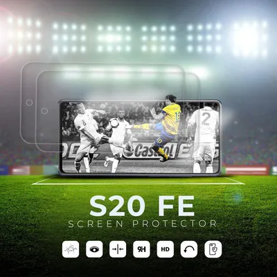 Produktbild von 2-Pack Samsung Galaxy S20 FE Displayschutzfolie - Gehärtetes Glas 9H - Super Qualität 3D