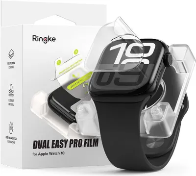 Produktbild von 2x Schutzfolie für Apple Watch 10 46mm Ringke Dual Easy Film