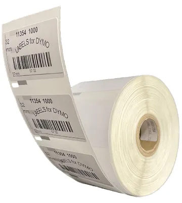 Produktbild von Etiketten für Etikettendrucker, 57 x 32 mm, 1000 Stück, selbstklebend