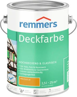 Produktbild von Remmers Deckfarbe maisgelb 2,5 l, Holzlack