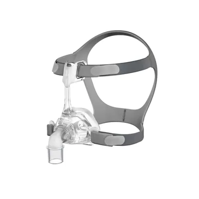 Produktbild von Resmed Maske Mirage FX - Beliebte CPAP Nasenmaske mit SpringAir™-Maskenkissen und Soft-Touch-Kopfband für perfekten Sitz
