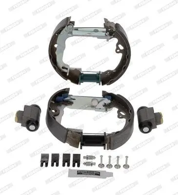 Produktbild von FERODO Bremsensatz Trommelbremse Hinten für FORD Focus II Schrägheck (DA, HCP, DP) FMK453