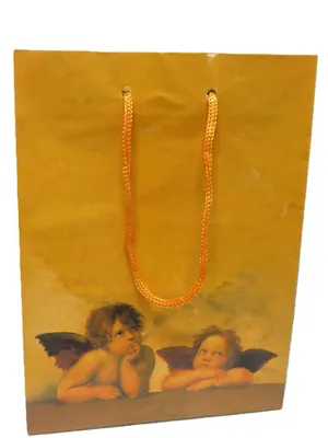 Produktbild von Geschenktasche - Weihnachten, Engel, Weihnachtstaschen, Weihnachtsgeschenkverpackung, Geschenkverpackung